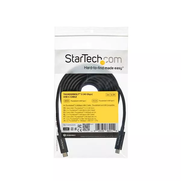 Vente StarTech.com Câble Thunderbolt 3 de 2 m avec StarTech.com au meilleur prix - visuel 6