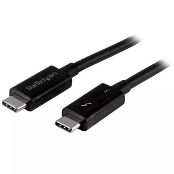Achat StarTech.com Câble Thunderbolt 3 (40 Gb/s) USB-C de 50 cm - Compatible Thunderbolt, USB et DisplayPort - M/M au meilleur prix