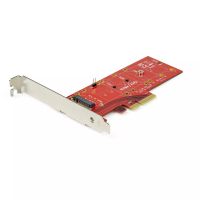 Achat StarTech.com Adaptateur SSD PCIe M2 - x4 PCIe 3.0 NVMe / AHCI / NGFF / M-Key - Low Profile et Full Profile - Adaptateur SSD PCI Express M.2 - 0065030865043