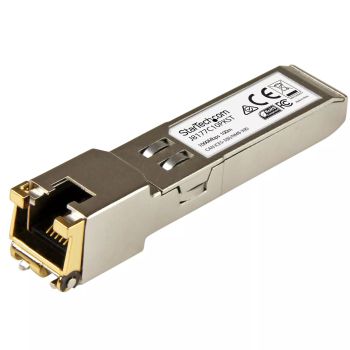 Achat StarTech.com Module SFP GBIC compatible HPE J8177C - Transceiver 1000BASE-T - Paquet de 10 sur hello RSE