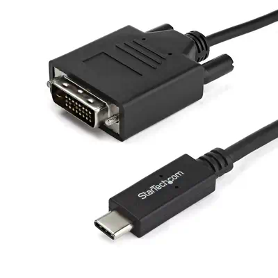 StarTech Câble adaptateur USB-C vers DVI-D de 1 m - 1920 x - Câble USB - visuel 1