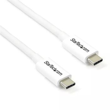 Achat StarTech.com Câble Thunderbolt 3 de 2 m - 20 Gb/s - Compatible Thunderbolt, USB et DisplayPort - Blanc - 0065030871266