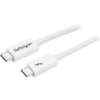 Vente Câble USB StarTech.com Câble Thunderbolt 3 de 1 m - 20 Gb/s - Compatible Thunderbolt, USB et DisplayPort - Blanc