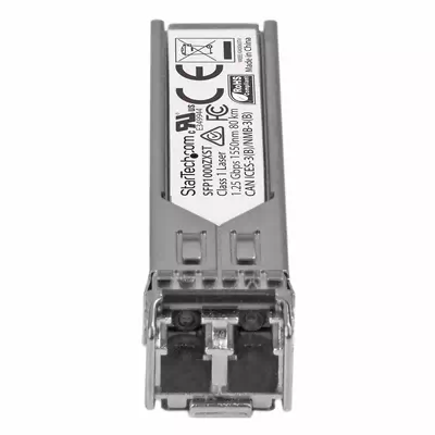 Module de transceiver SFP 1000BASE-ZX à fibre optique Gigabit - Conforme aux normes MSA - Monomode L - StarTech - Switchs et Hubs - visuel 2