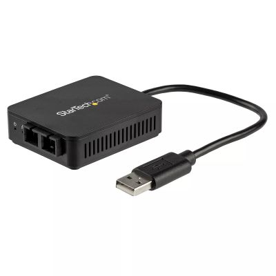 Vente Switchs et Hubs StarTech.com Adaptateur réseau USB 2.0 vers fibre optique SC jusqu'à 2 km - USB vers Ethernet 10/100 Mbps
