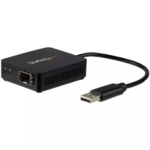 Achat StarTech.com Adaptateur réseau USB 2.0 vers fibre optique avec SFP ouvert - USB vers Ethernet 10/100 Mbps - 0065030875172