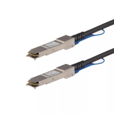 Vente Câble RJ et Fibre optique StarTech.com Câble QSFP+ à connexion directe compatible Juniper EX-QSFP-40GE-DAC50CM - 0,5 m