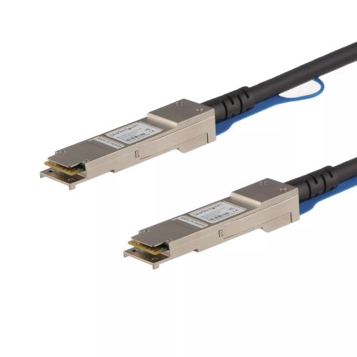 Vente Câble RJ et Fibre optique StarTech.com Câble QSFP+ à connexion directe compatible Cisco QSFP-H40G-CU0-5M - DAC de 0,5 m sur hello RSE