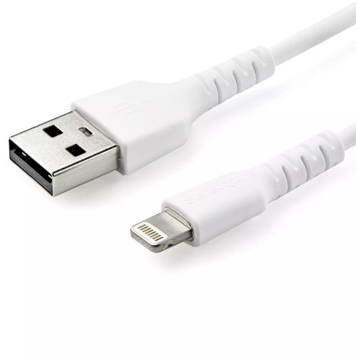 Vente Câbles d'alimentation StarTech.com Câble USB-A vers Lightning Blanc Robuste 1m sur hello RSE