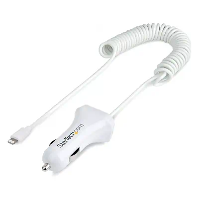 StarTech Chargeur Voiture Lightning avec Câble Spiralé - Câble USB - visuel 8