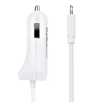 StarTech Chargeur Voiture Lightning avec Câble Spiralé - Câble USB - visuel 5