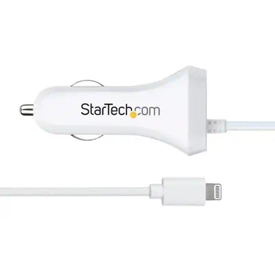StarTech Chargeur Voiture Lightning avec Câble Spiralé - Câble USB - visuel 6