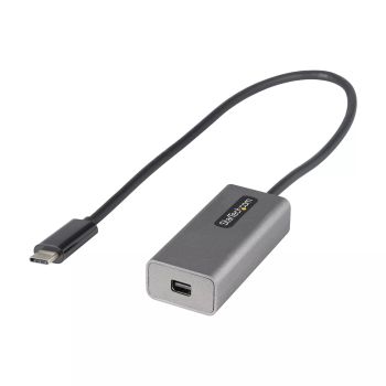 Revendeur officiel StarTech.com Adaptateur USB C vers Mini DisplayPort - Dongle USB-C 4K 60Hz vers mDP - USB Type-C vers Écran Mini DP - Convertisseur Graphique - Compatible Thunderbolt 3 - Câble Intégré 30cm