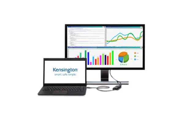 Kensington Adaptateur vidéo 4K VP4000 DisplayPort vers Kensington - visuel 1 - hello RSE - Connexion DisplayPort vers HDMI