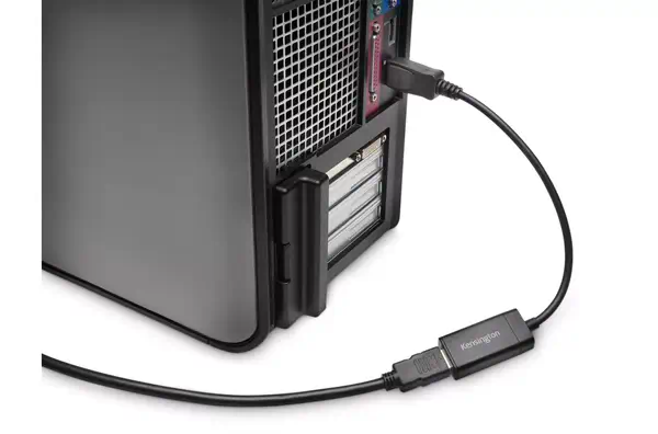 Kensington Adaptateur vidéo 4K VP4000 DisplayPort vers Kensington - visuel 1 - hello RSE - Permet la résolution 4K