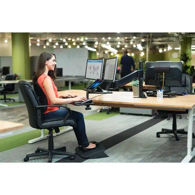 Kensington Repose-pieds SmartFit Solemate Plus (noir) Kensington - visuel 1 - hello RSE - SmartFit™ – Le confort en toute facilité