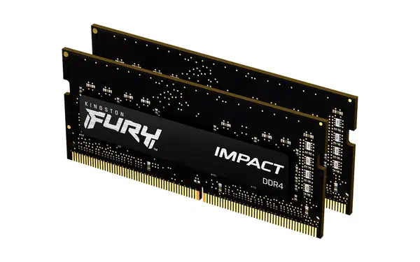 16GB 3200MT/s DDR4 CL20 SODIMM (Kit of 2) FURY Impact - Kingston - Mémoire - visuel 1