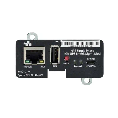 Module de gestion réseau pour onduleur 1 Go monophasé - HP - Accessoire Serveur - visuel 1