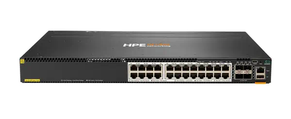 Aruba Networking CX 6300M 24-port Smart Rate 1/2.5/5GbE Class 6 PoE and 4-port SFP56 Switch - HP - Switchs et Hubs - visuel 1