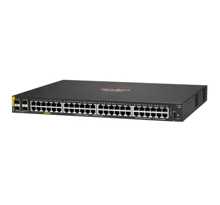 Aruba 6000 48G Class4 PoE 4SFP 370W HP - visuel 1 - hello RSE - Commutateurs de couche d'accès Aruba CX d'entrée de gamme