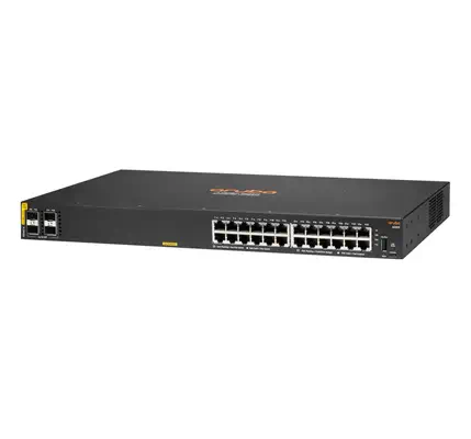 Aruba 6000 24G Class4 PoE 4SFP 370W HP - visuel 1 - hello RSE - Commutateurs de couche d'accès Aruba CX d'entrée de gamme
