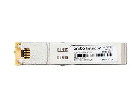 HPE R9D17A module émetteur-récepteur de réseau Cuivre 1000 HP - visuel 1 - hello RSE - Fonctionnalités avancées des émetteurs-récepteurs