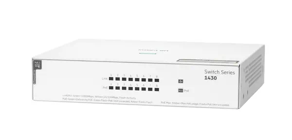 Commutateur Networking Instant On 8p Gigabit CL4 PoE HP - visuel 1 - hello RSE - Connectivité Ethernet non gérée pour les petites entreprises