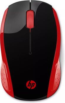 Revendeur officiel Souris HP Wireless Mouse 200 Empres Red