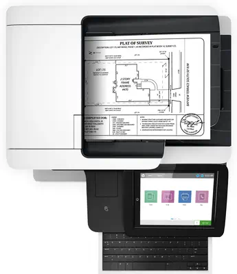 Imprimante multifonction HP LaserJet Enterprise Flow M528z - Multifonctions Laser - visuel 6