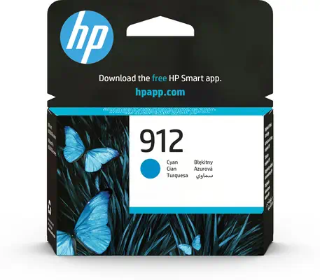 HP 912 Cartouche d'encre cyan authentique - Cartouches d'encre - visuel 9
