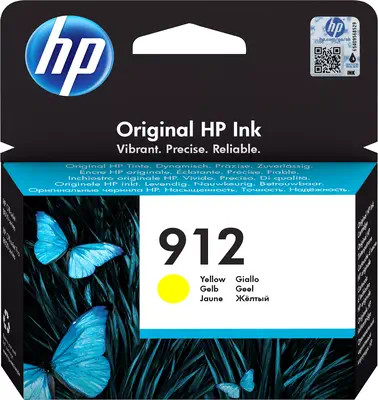 Achat HP 912 Yellow Ink Cartridge - 0192545866798