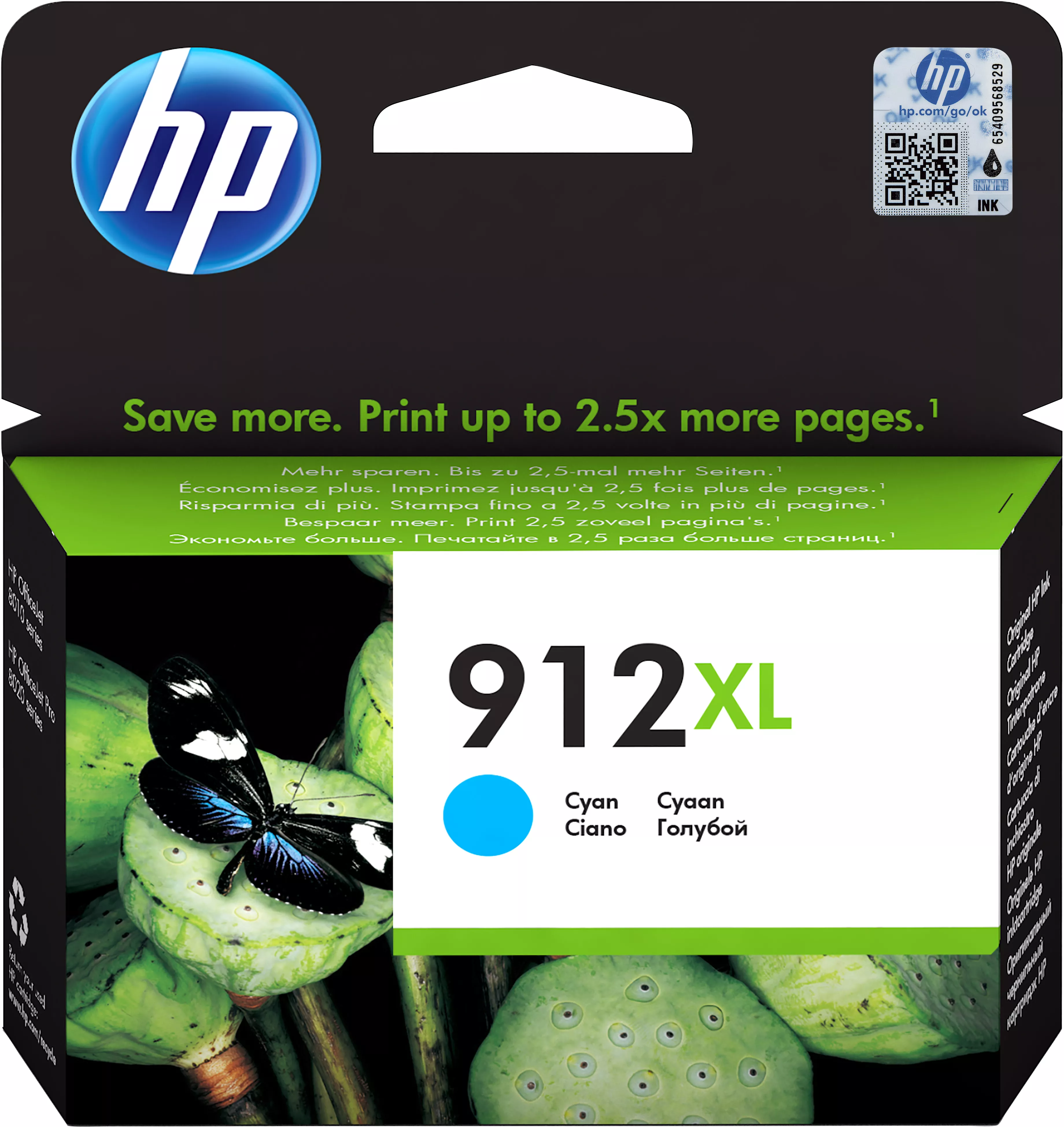 Achat Cartouches d'encre HP 912XL High Yield Cyan Ink
