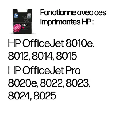 912XL Cartouche d'encre magenta authentique, grande capacité - HP - Cartouches d'encre - visuel 2
