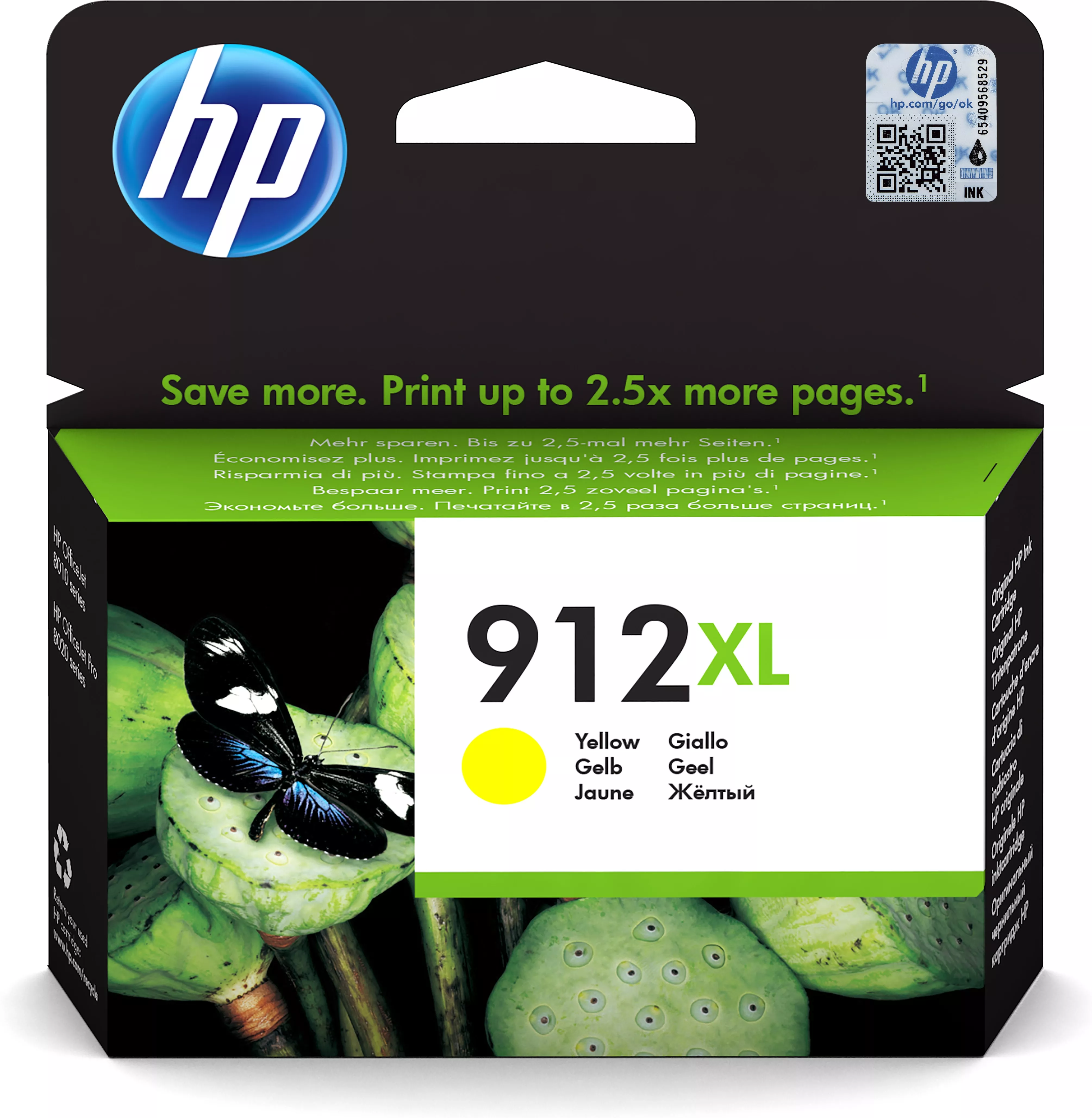 Achat HP 912XL High Yield Yellow Ink au meilleur prix