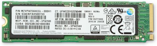 Revendeur officiel Disque dur SSD HP ZTrboDrv 256Go SED Z8G4 TLC SSDModule Z8 / M