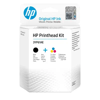 3YP61AE Kit de têtes d'impression GT Noir/Trois couleurs - HP - Cartouches d'encre - visuel 1