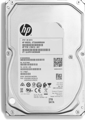 Revendeur officiel Disque dur Interne HP HDD 2To 7200RPM SATA 3.5p SMR