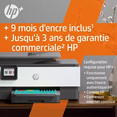 HP Imprimante Multifonction OfficeJet Pro 9010E Blanc