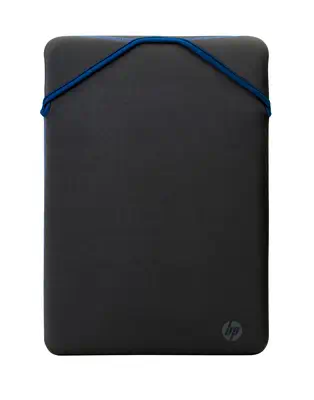 Housse de protection réversible pour PC portable HP 14 noire/bleue - Sacoche & Housse - visuel 4