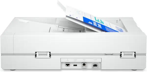 HP Scanjet Pro N4600 fnw1 Scanner à plat et chargeur automatique 1200 x 1200 DPI A5 Blanc - visuel 8