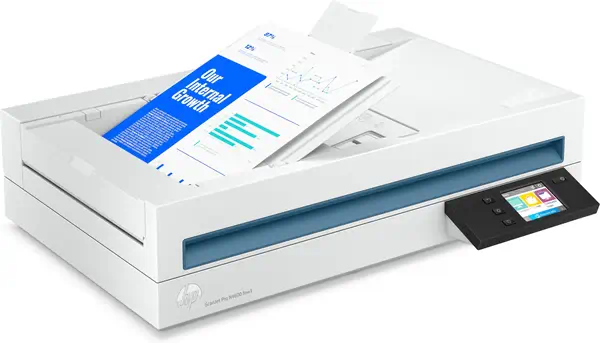 HP Scanjet Pro N4600 fnw1 Numériseur à plat HP - visuel 1 - hello RSE - Connectivité rapide et polyvalente