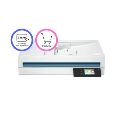 Scanjet Enterprise Flow N6600 fnw1 Scanner à plat A4 avec chargeur automatique, jusqu’à 50 ppm/100 i - HP - visuel 2