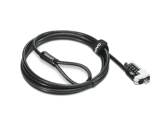 Lenovo 4XE1F30278 câble antivol Noir 1,8 m - Autre Accessoire pour portable - visuel 1