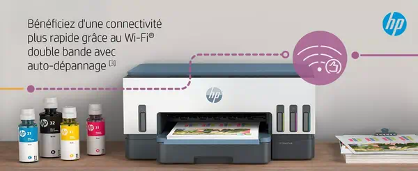 HP Smart Tank 7006 All-in-One Printer A4 color HP - visuel 1 - hello RSE - Gestion pratique de l’encre et du papier