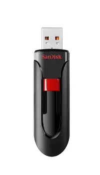 SanDisk Cruzer Glide lecteur USB flash 64 Go USB Type-A 2.0 Noir, Rouge livraison rapide