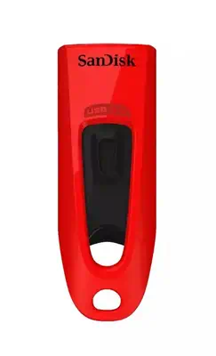 SanDisk Ultra lecteur USB flash 32 Go USB Type-A 3.2 Gen 1 (3.1 Gen 1) Rouge - Sandisk - Adaptateur stockage - visuel 1