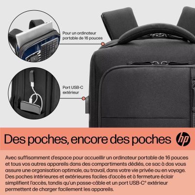 Vente HP Renew Executive 16p Laptop Backpack HP au meilleur prix - visuel 8