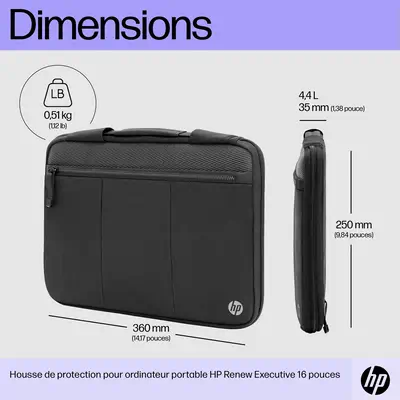 Housse de protection pour ordinateur portable HP Renew Executive 14 pouces - Sacoche & Housse - visuel 5
