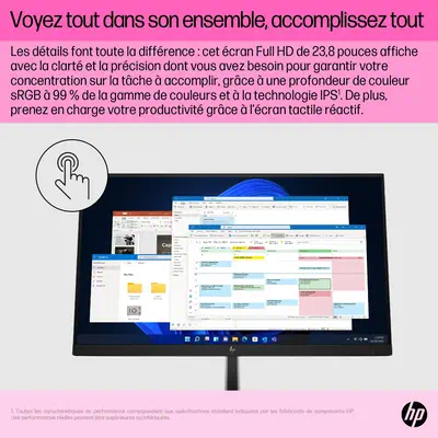 Écran tactile FHD E24t G5 HP - Ecran Ordinateur - visuel 8