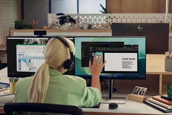 Écran tactile FHD E24t G5 HP HP - visuel 1 - hello RSE - HP Eye Ease pour un confort visuel amélioré